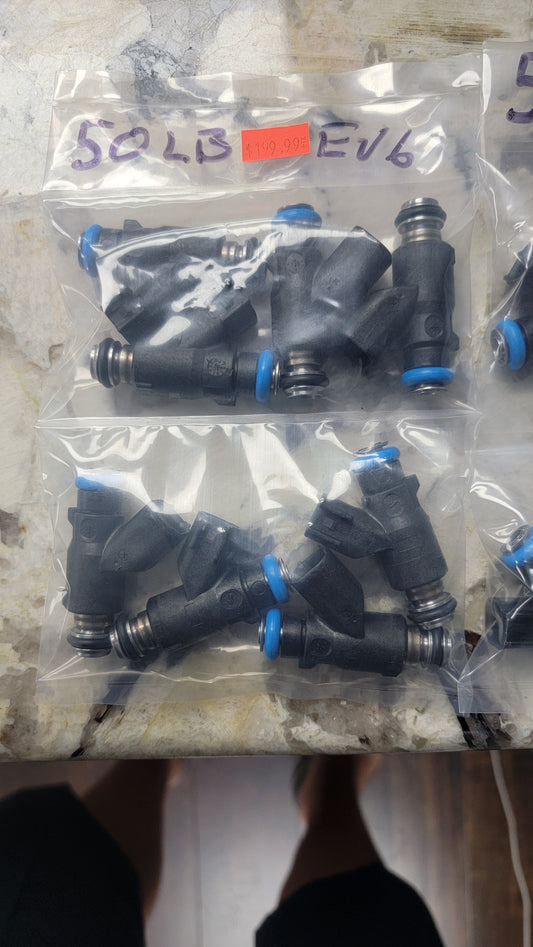 New Set of 8 Delphi 50lb Truck Height Fuel Injectors