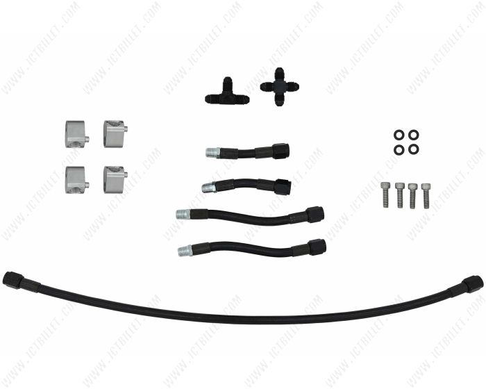 LS Cylinder Head Coolant Steam 4 Port Crossover Hose Kit